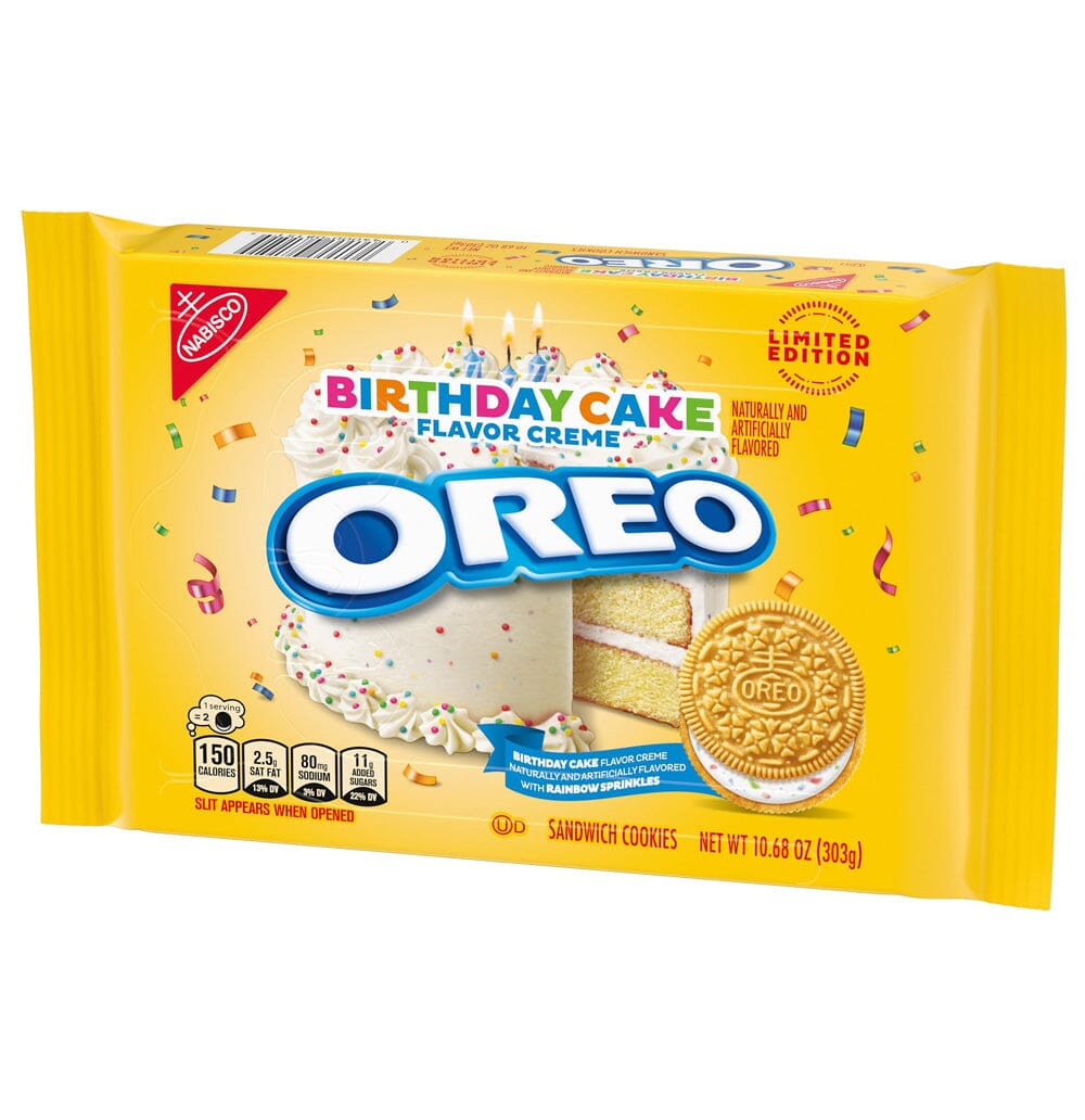 Golden Birthday Cake Oreo Cookies (10.68oz)