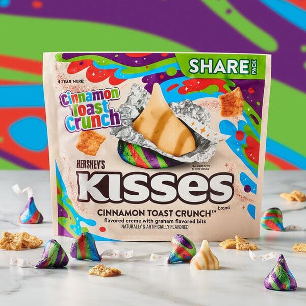 Cinnamon Toast Crunch Hershey's Kisses Candy (9oz)
