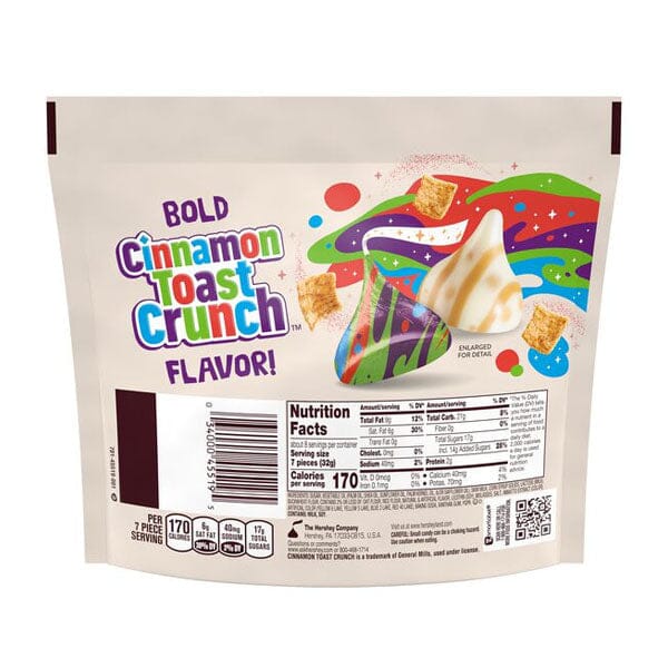 Cinnamon Toast Crunch Hershey's Kisses Candy (9oz)