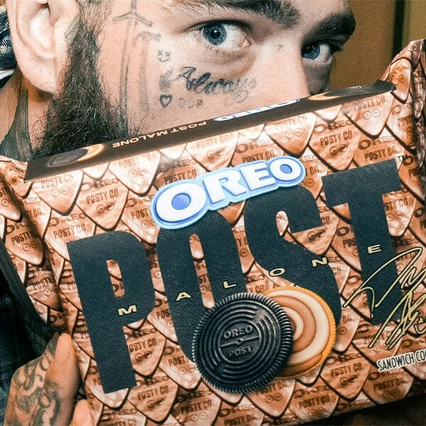 Post Malone Limited Edition OREO Caramel Shortbread Cookies (10.68oz)