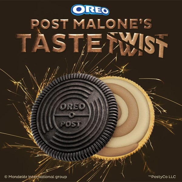 Post Malone Limited Edition OREO Caramel Shortbread Cookies (10.68oz)